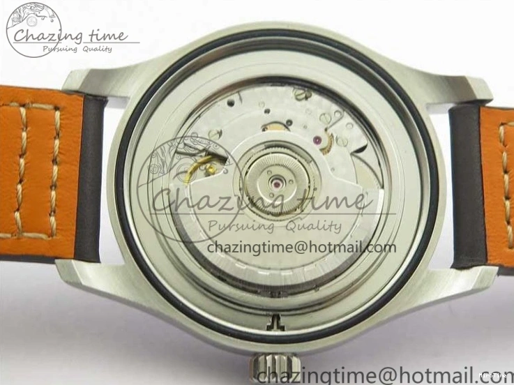 MIROTIME 0224 Soft MARK XVIII IW327001 SS FKF 1:1 Best Edition Black Dial On Black Leather Strap 7119